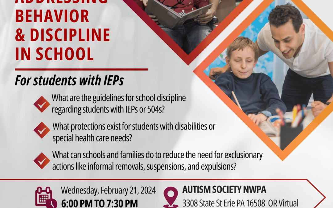 Addressing Behavior & Discipline in School | for students with IEPs and ...