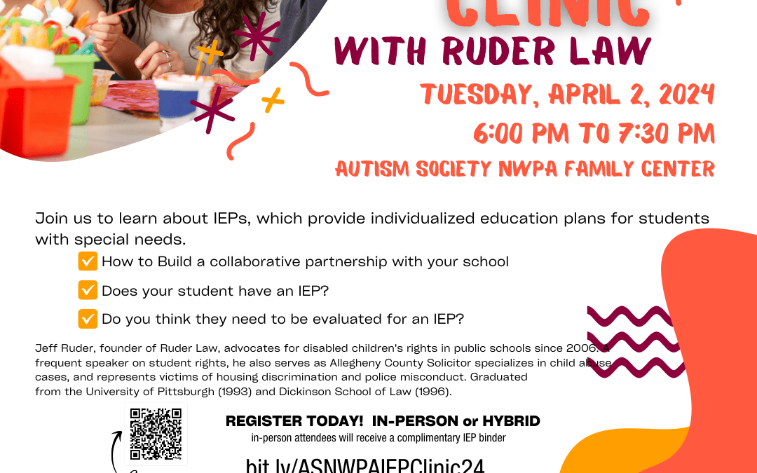 IEP Clinic with Ruder Law